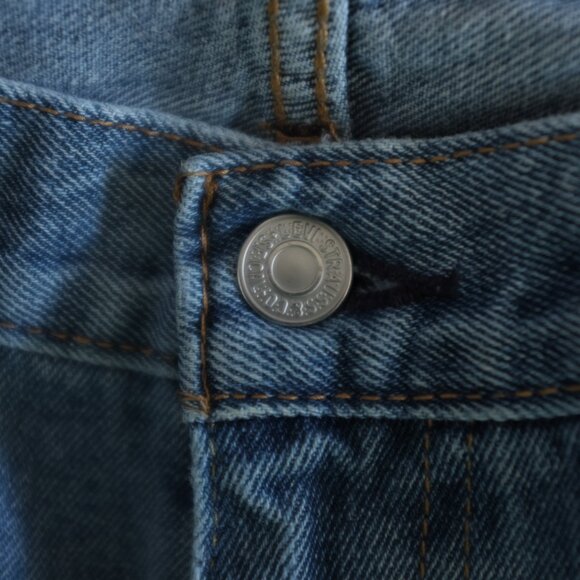 Levi's 550 Relaxed Fit jeans 4891 medium stonewash denim pants - Picture 7 of 15